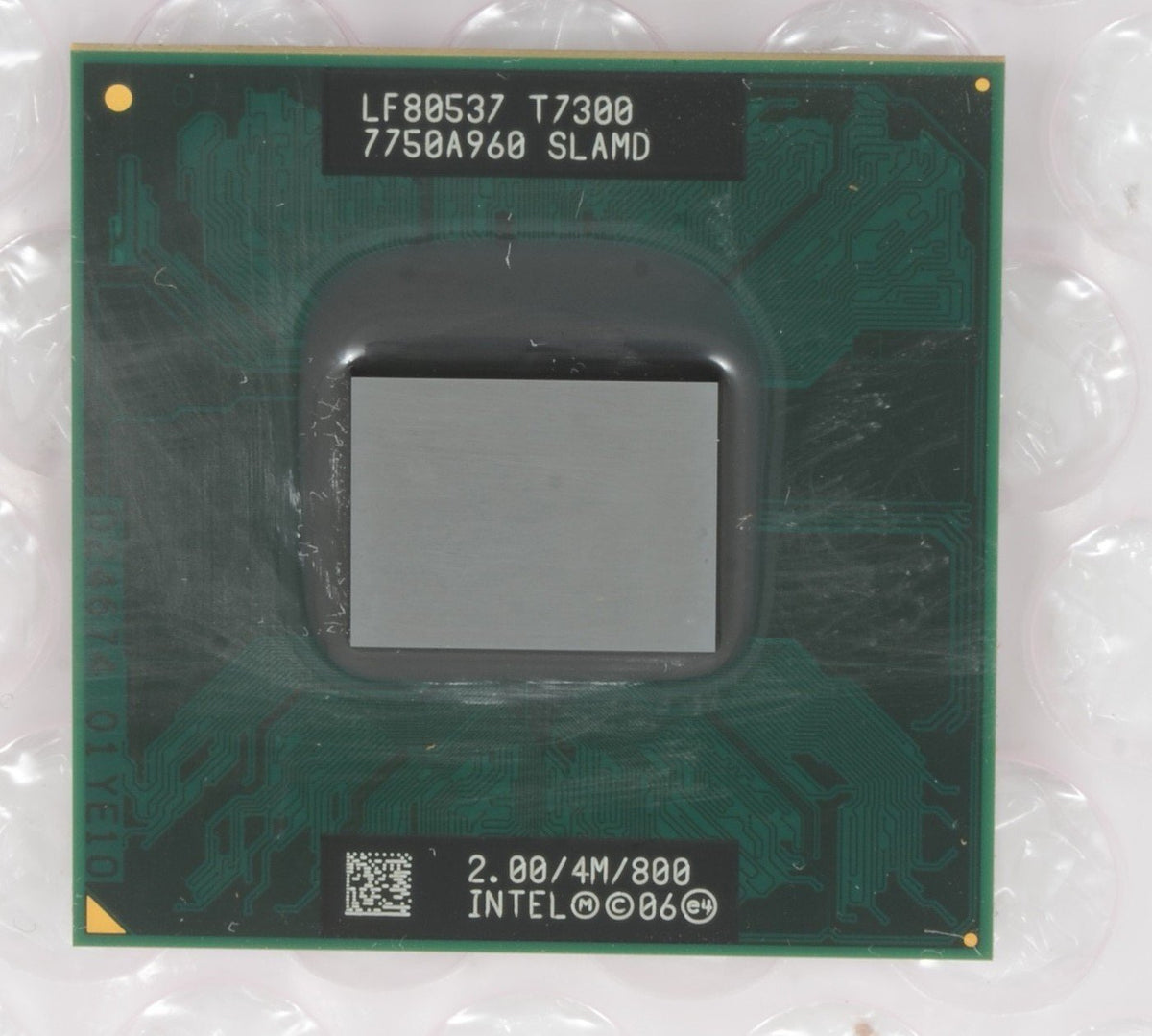 INTEL CORE 2 DUO T7300 CPU SLAMD SLA45 PROCESSOR 2.0 GHz / 4M / 800 MHz - TESTED