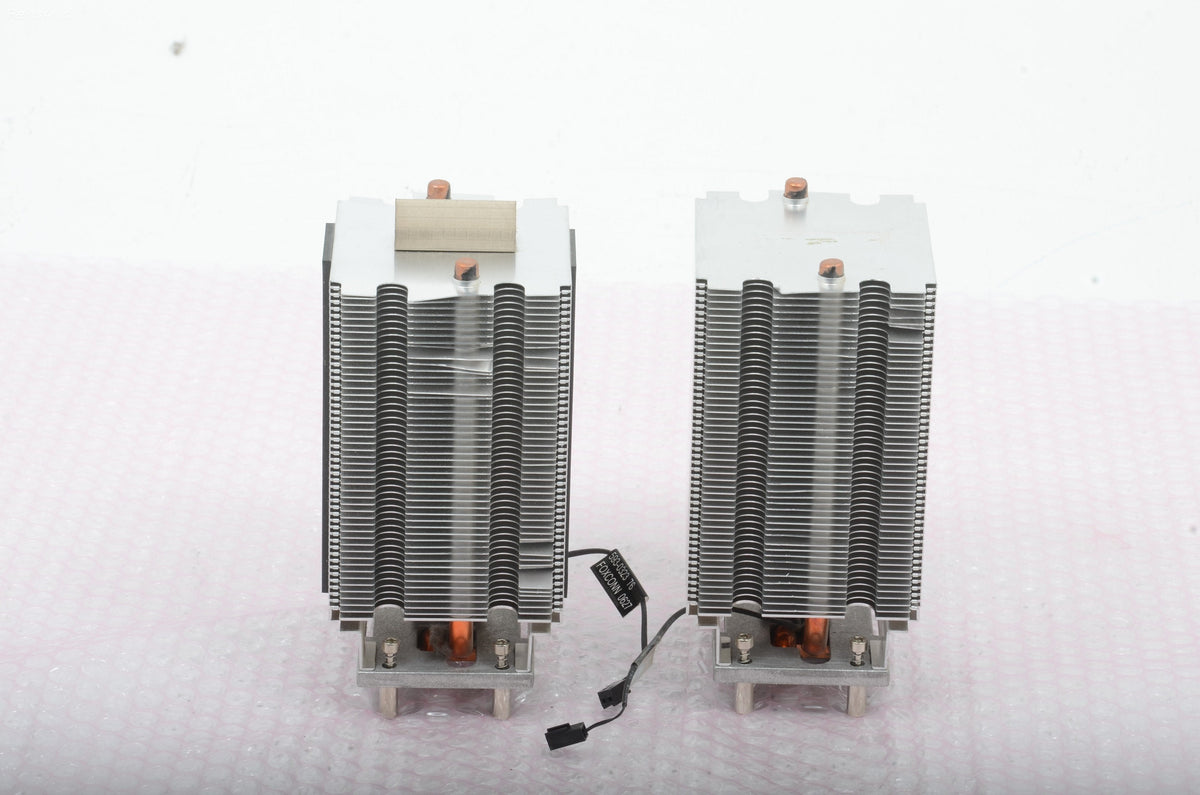 Apple Mac Pro A1186 1,1 Pair (2) of CPU Heatsinks Dual-Core Xeon 593-0323