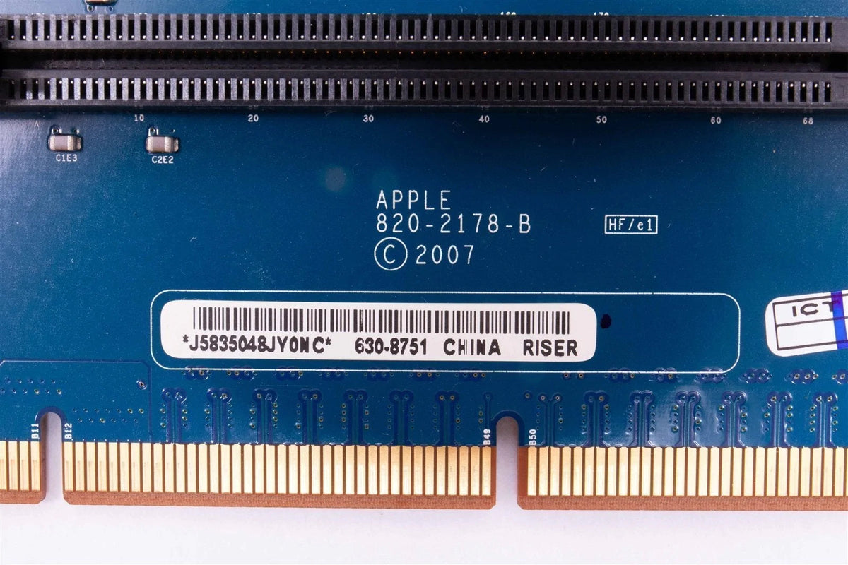 Apple 820-2178 630-8751 Mac Macintosh Pro 3,1 Memory Riser Card