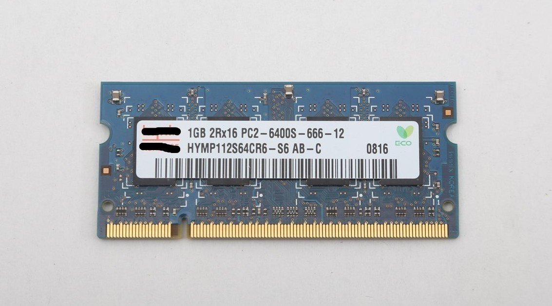 Apple OEM Ram 1GB (1x1GB) DDR2 800MHz PC2-6400 soDimm Memory (various brands)