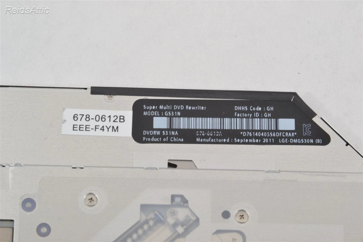 Apple OEM Hitachi LG DVD Optical Super Drive 678-0612 GS31N for Macbook Pro