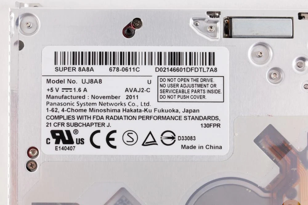 Apple / Panasonic Optical Drive Super 8A8A DVD-RW 678-0611 UJ8A8