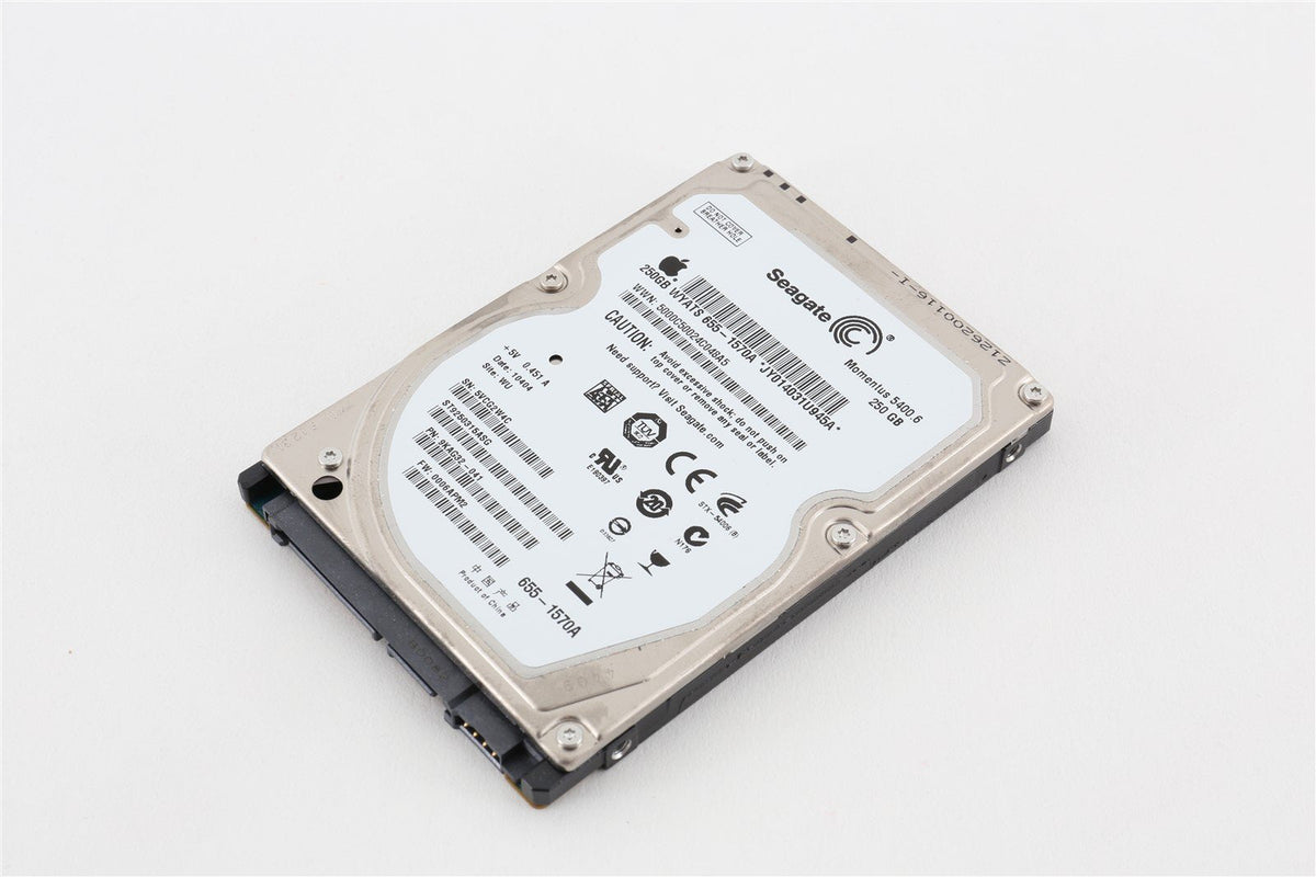 Apple OEM Seagate Momentus 5400 2.5&quot; Hard Drive HDD ST9250315ASG 250GB 655-1570