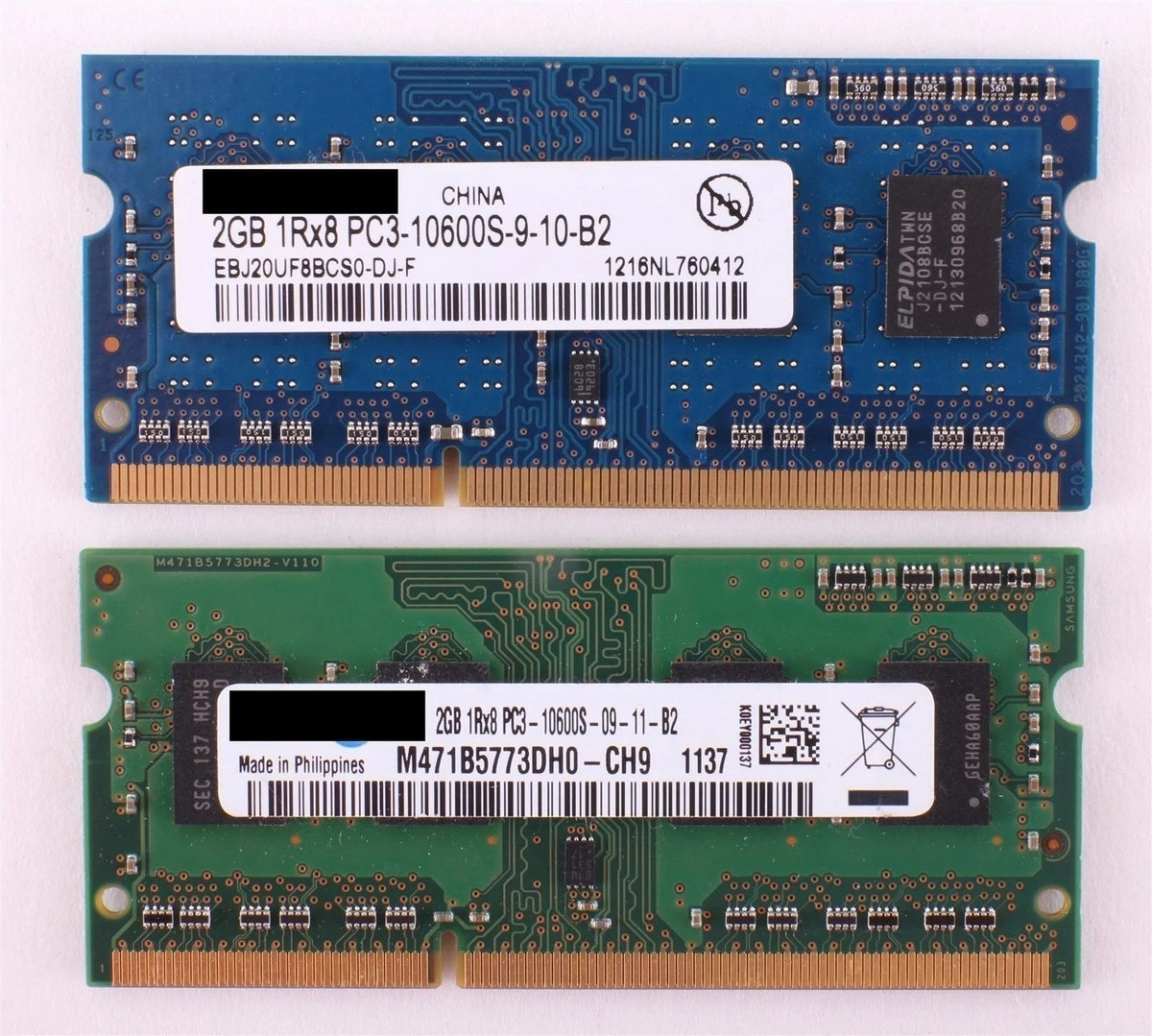 Apple OEM Various Brands 4GB (2x2GB) DDR3 1333 MHz PC3-10600 Sodimm RAM