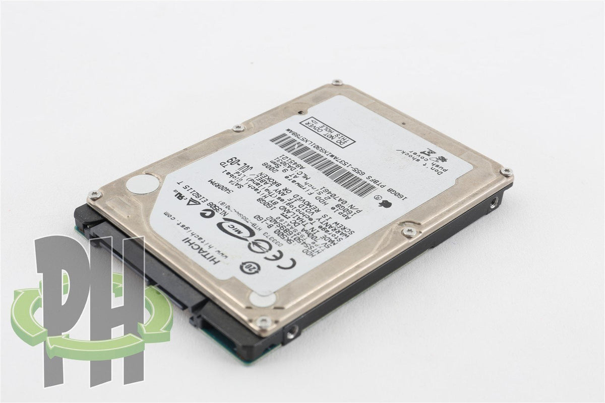 Apple OEM Hitachi 2.5&quot; Hard Drive HTS545016B9SA02 160GB 655-1537