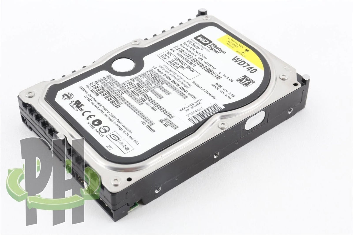 WD740 74 GB SATA 10,000RPM WD Raptor Formatted for Apple