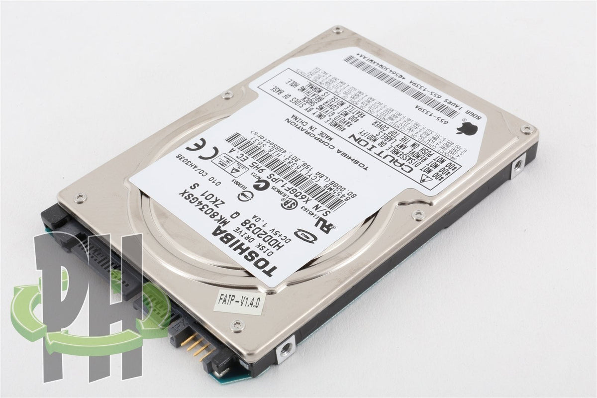 Apple OEM Toshiba 2.5&quot; Hard Drive MK8034GSX 80GB 655-1339