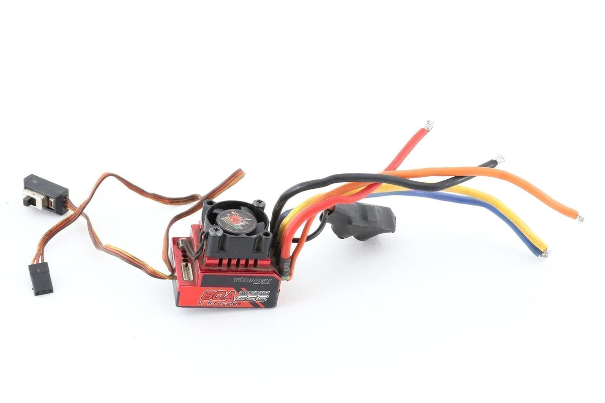 AS-IS Turnigy Trackstar 80 Amp TURBO Sensored brushless car ESC. (Over Heated)