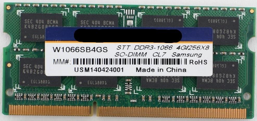 Bulk Lot of 10- 4GB Ram Modules - DDR3-1066 PC3-8500 soDimm (Various brands)