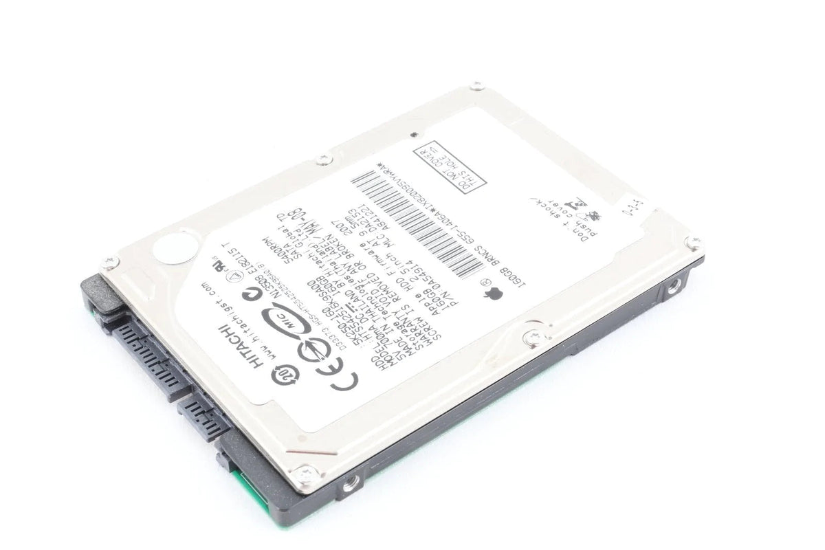 Apple / Hitachi 2.5 inch Hard Drive hts542516K9SA00 5400 RPM 160 GB P/N 655-1406