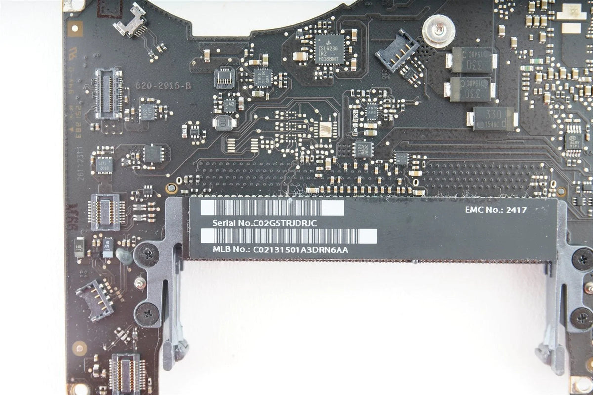 15&quot; MacBook Pro A1286 MC721LL/A Early 2011 2.0 Ghz I7 Logic Board 820-2915