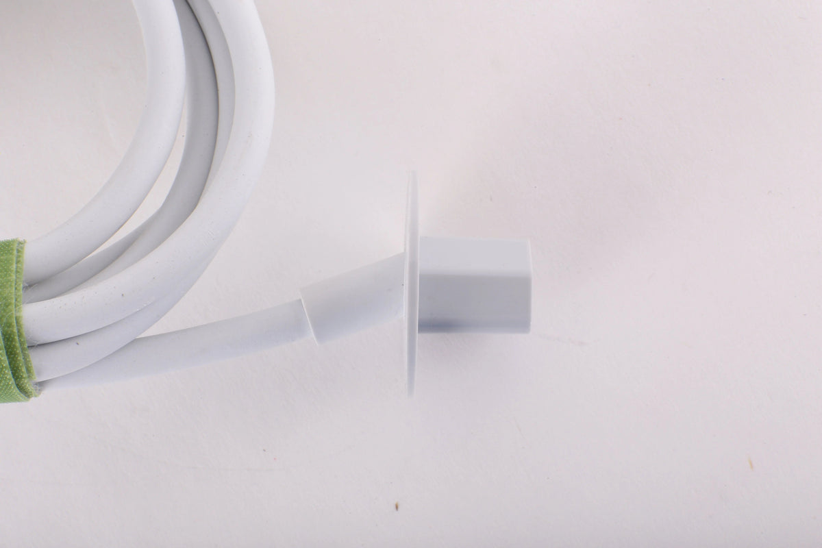 Used White Power Cord for Apple 2012+ iMac Angled / slanted Plug