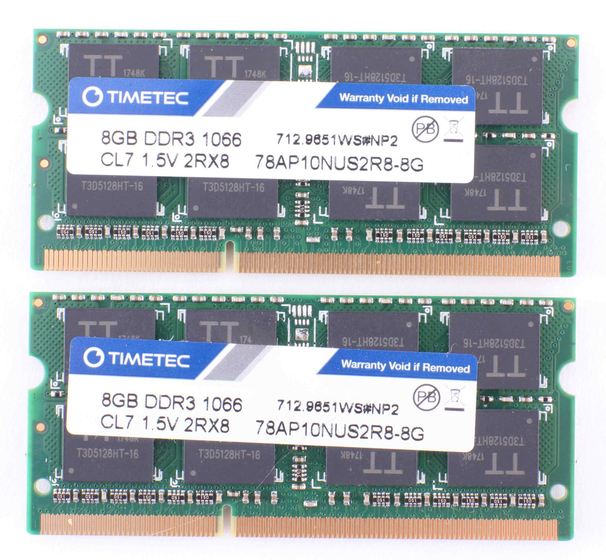 Apple Compatible Ram 16GB 2x8GB DDR3-1066 PC3-8500 soDimm Memory various brands