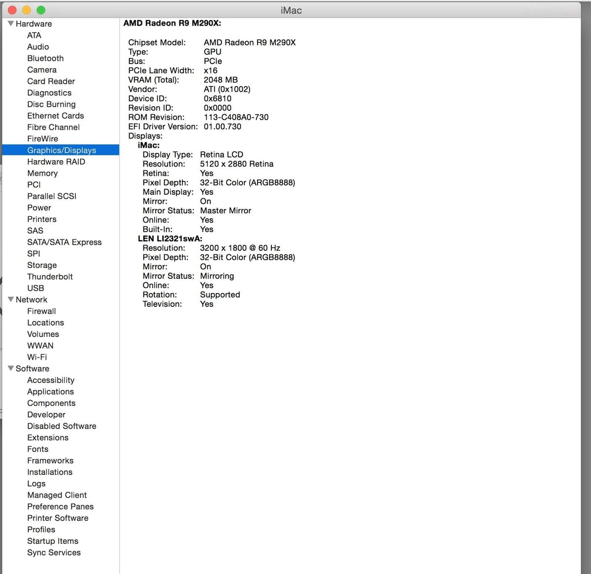 iMac 27&quot; A1419 Late 2014 Logic Board W/ 2 GB AMD Radeon R9 M290X GPU *NO CPU*