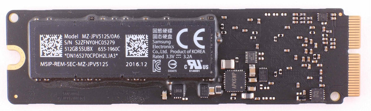 Samsung 128GB Flash Storage SSD MZ-JPV1280 655-1857 for iMac Late 2014 A1419