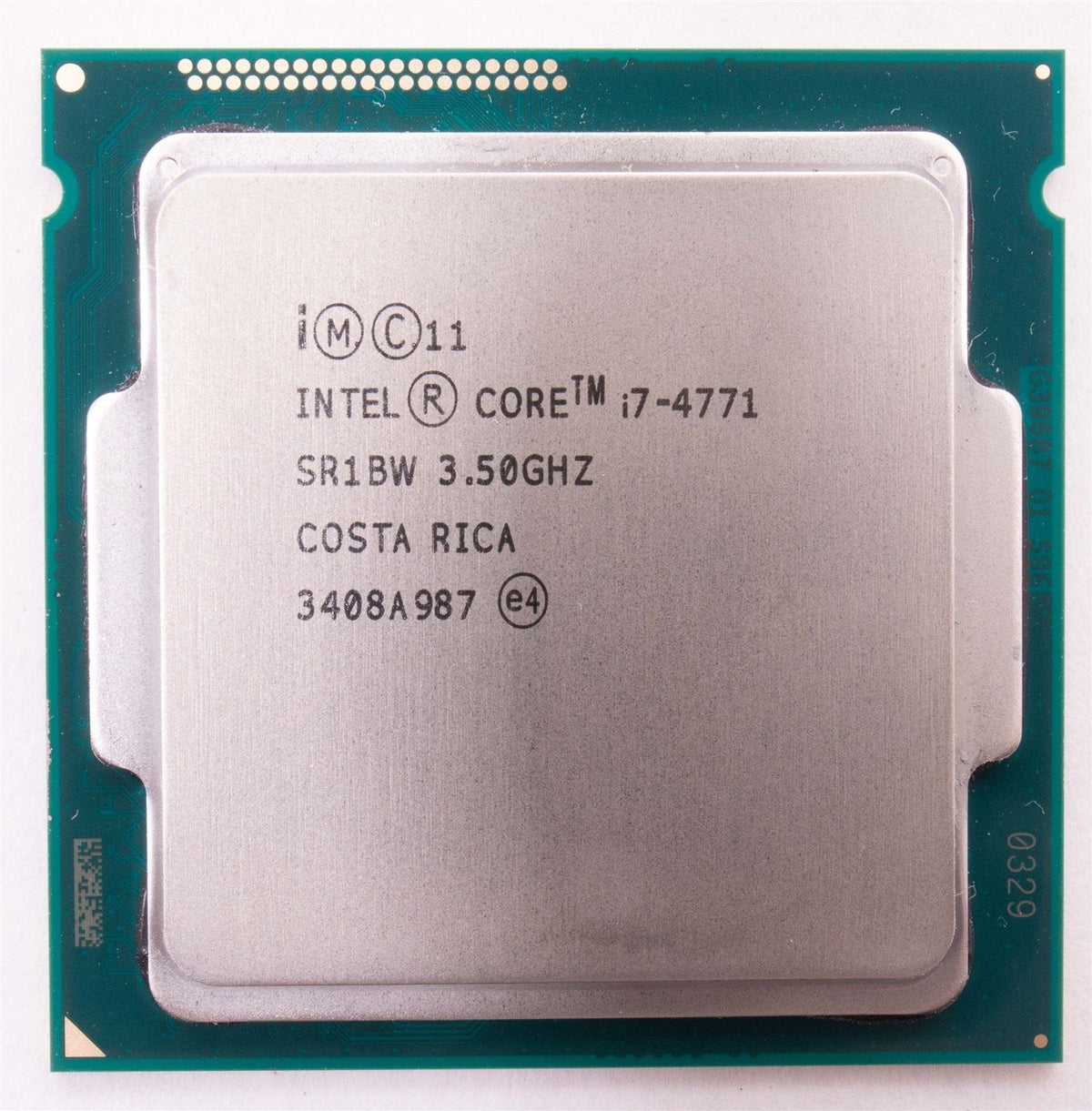 Haswell Core i7-4771 3.5GHz Quad Core CPU Processor (SR1BW) LGA 1150 84W