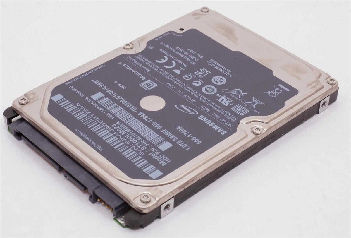 Apple / Samsung 1 TB 5,400 RPM 9.5mm 2.5&quot; SATA Hard Drive ST1000LM024 655-1789