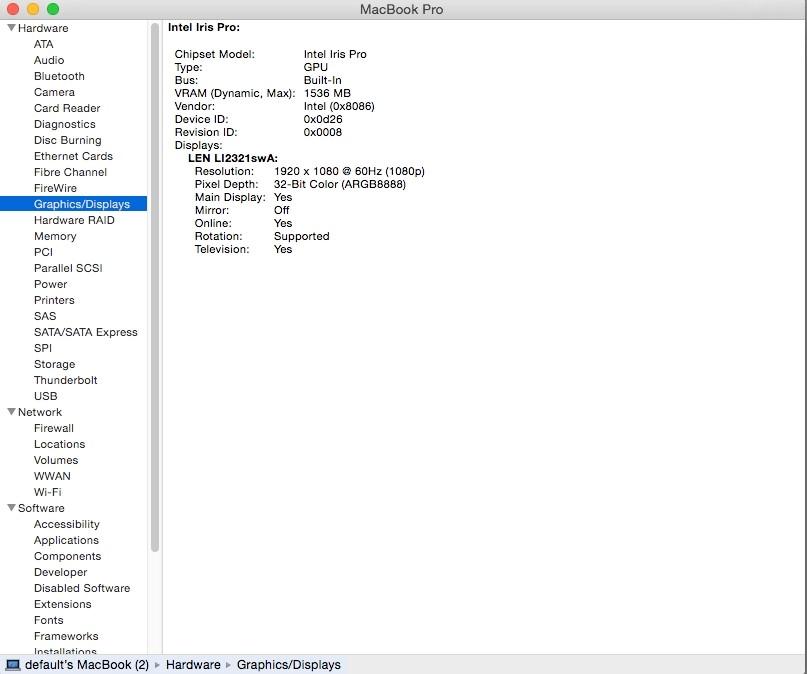 15&quot; MacBook Pro Retina Late 2013 Logic Board i7 2.0GHz 8GB Ram (IG)