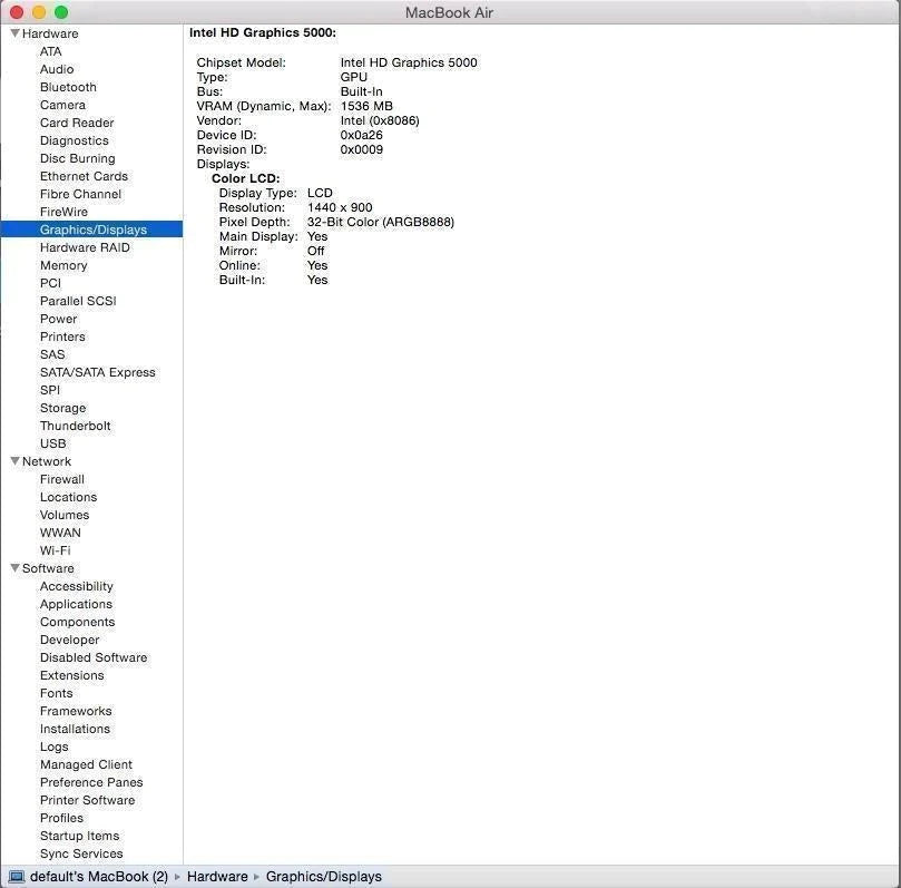 13&quot; MacBook Air Mid 2013 A1466 - Logic Board - 1.7GHz Core i7-4650U 8GB RAM