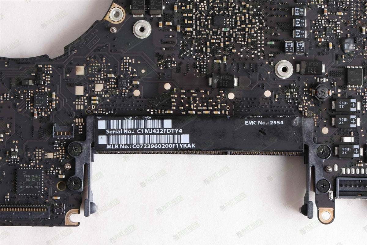 13&quot; MacBook Pro Mid 2012 A1278 MD102LLL/A -Logic Board Core i7 2.9 GHz 820-3115