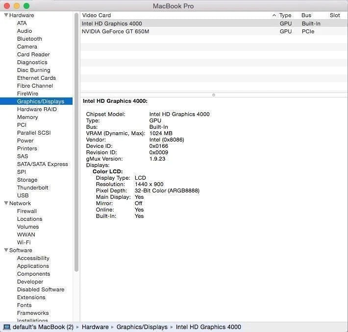 15&quot; MacBook Pro A1286 MD103LL/A Mid 2012 2.3 Ghz I7 Logic Board 820-3330