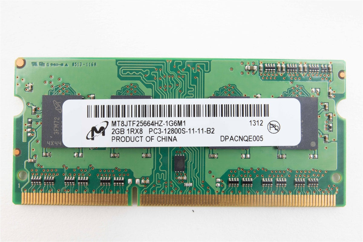 Apple OEM Ram 2GB (1x2GB) DDR3-1600 PC3-12800 soDimm Memory (various brands)