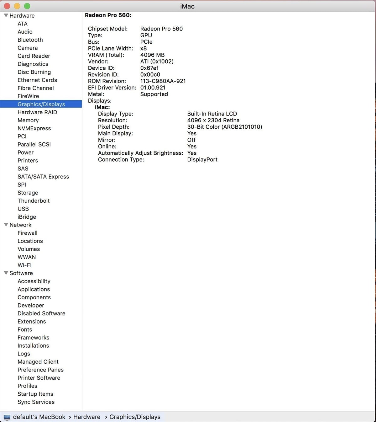 iMac 21.5&quot; A1418 Mid 2017 Retina Logic Board Radeon Pro 560 w/PCIe Slot - No CPU