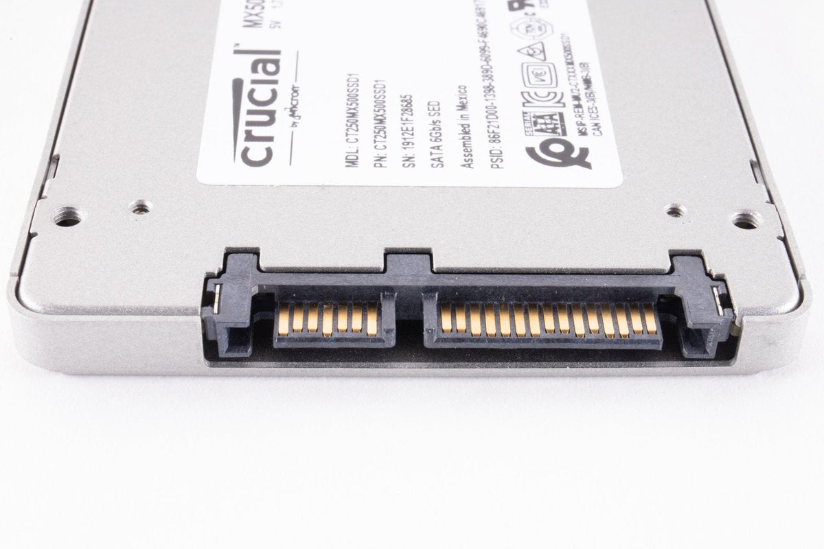 Crucial 2.5&quot; 250GB MX500 SSD CT250MX500SSD1 Formatted For Apple Mac OS