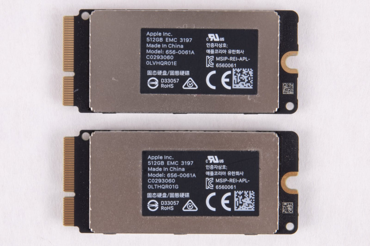 iMac Pro 2017 SSD Module Pair 1 TB (2 x 512GB) PCIe Flash Storage 656-0061