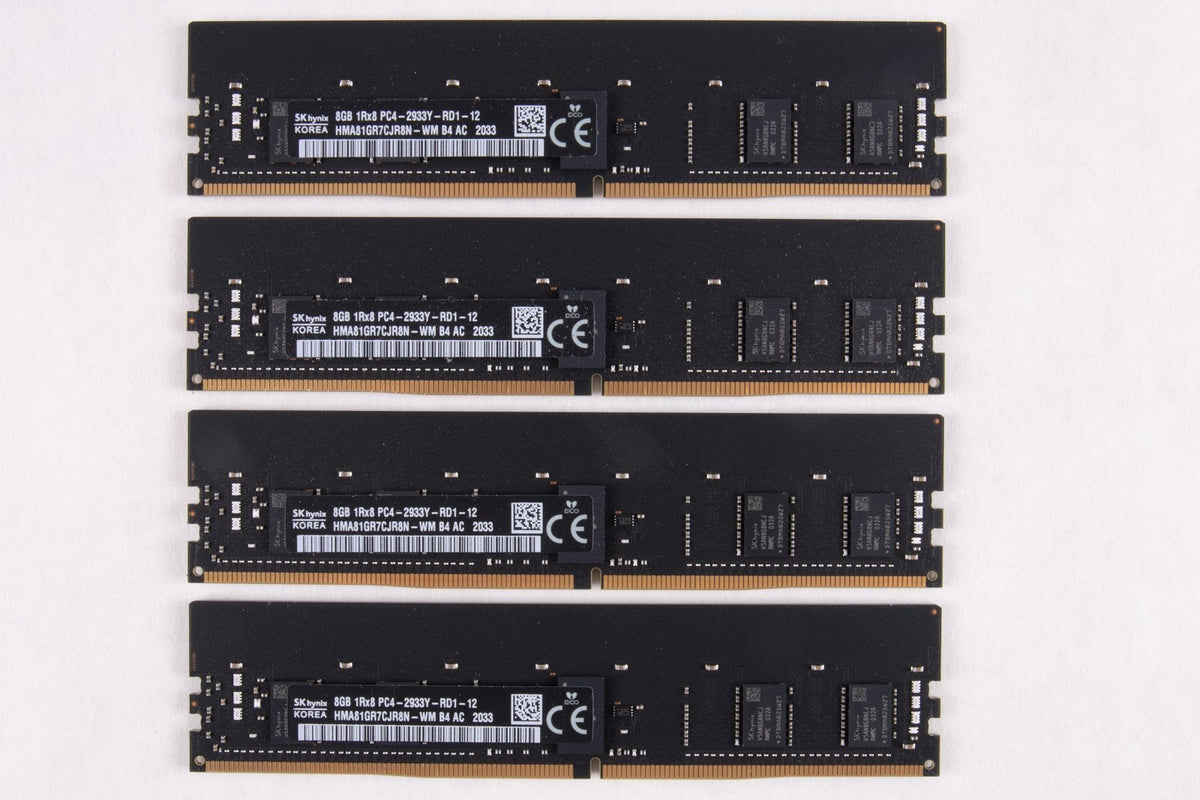 Apple OEM Ram 32GB (4x8GB) DDR4 1Rx8 PC4-2933Y ECC Memory (various brands)