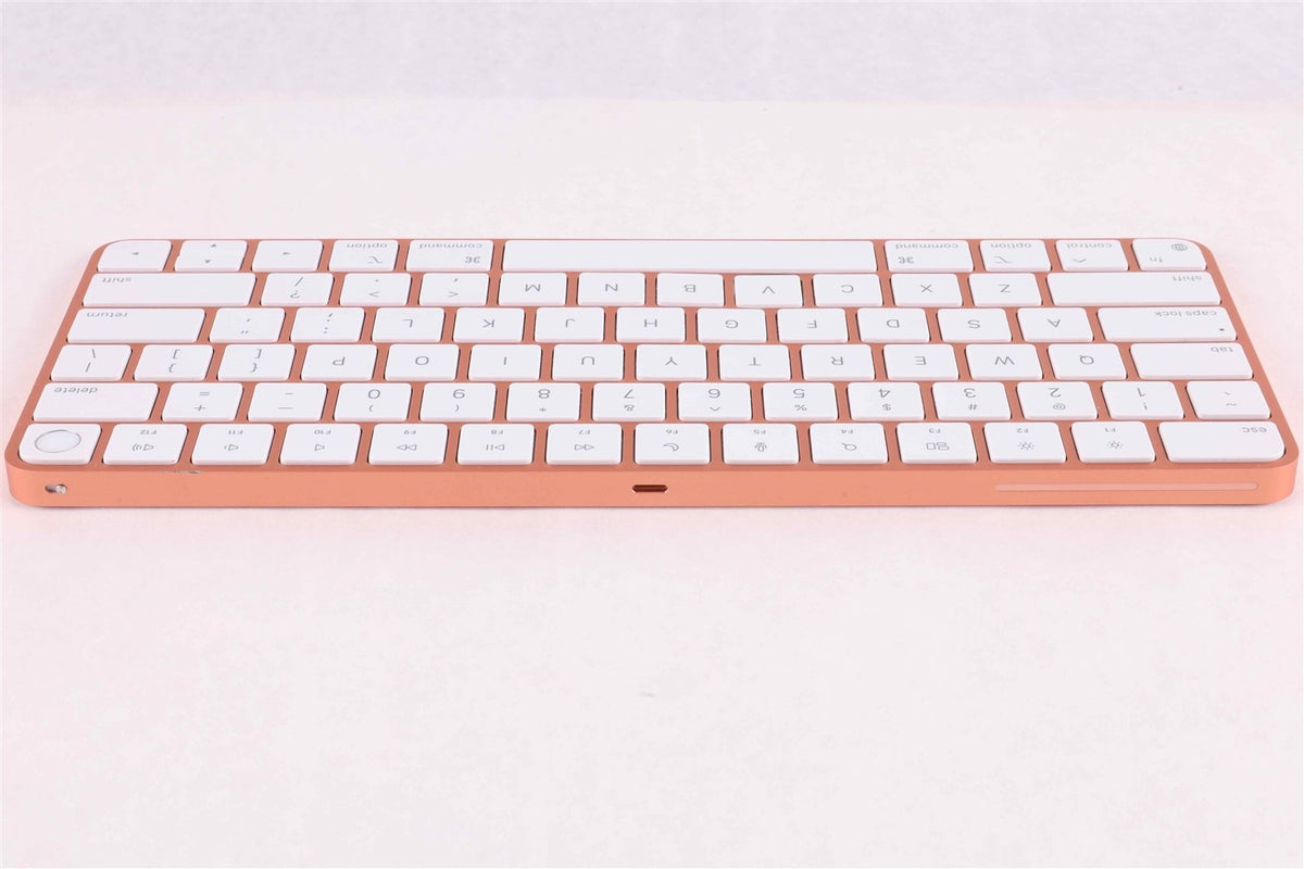 Orange Apple Magic Keyboard W/Touch ID || Compact Layout No 10 Key || A2449