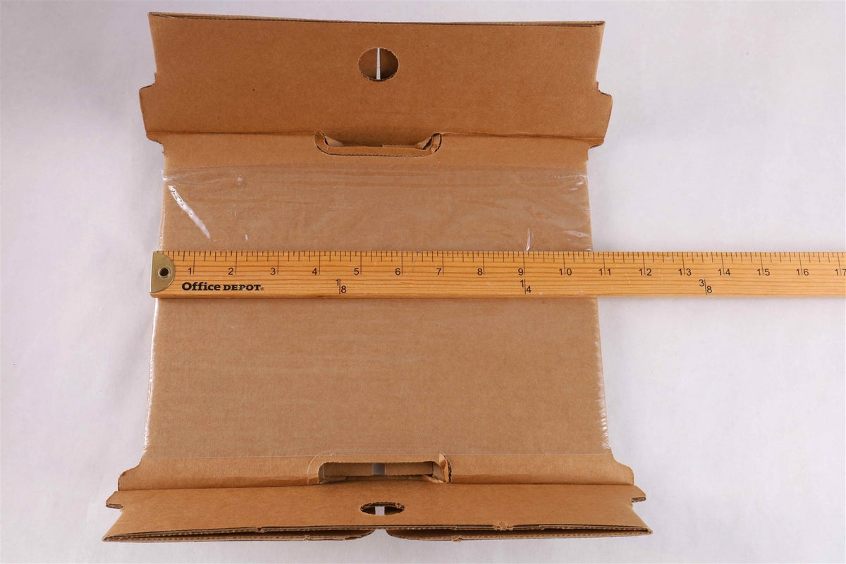 12x10x4 kraft tab lock mailer shipping box with retention / suspension Insert