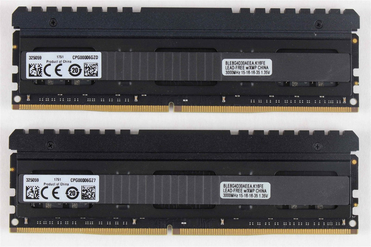 Crucial PC4-24000 16GB (2x 8GB) DDR4 3000 MHz NON ECC Desktop BLEG4D30AEEA.K16FE