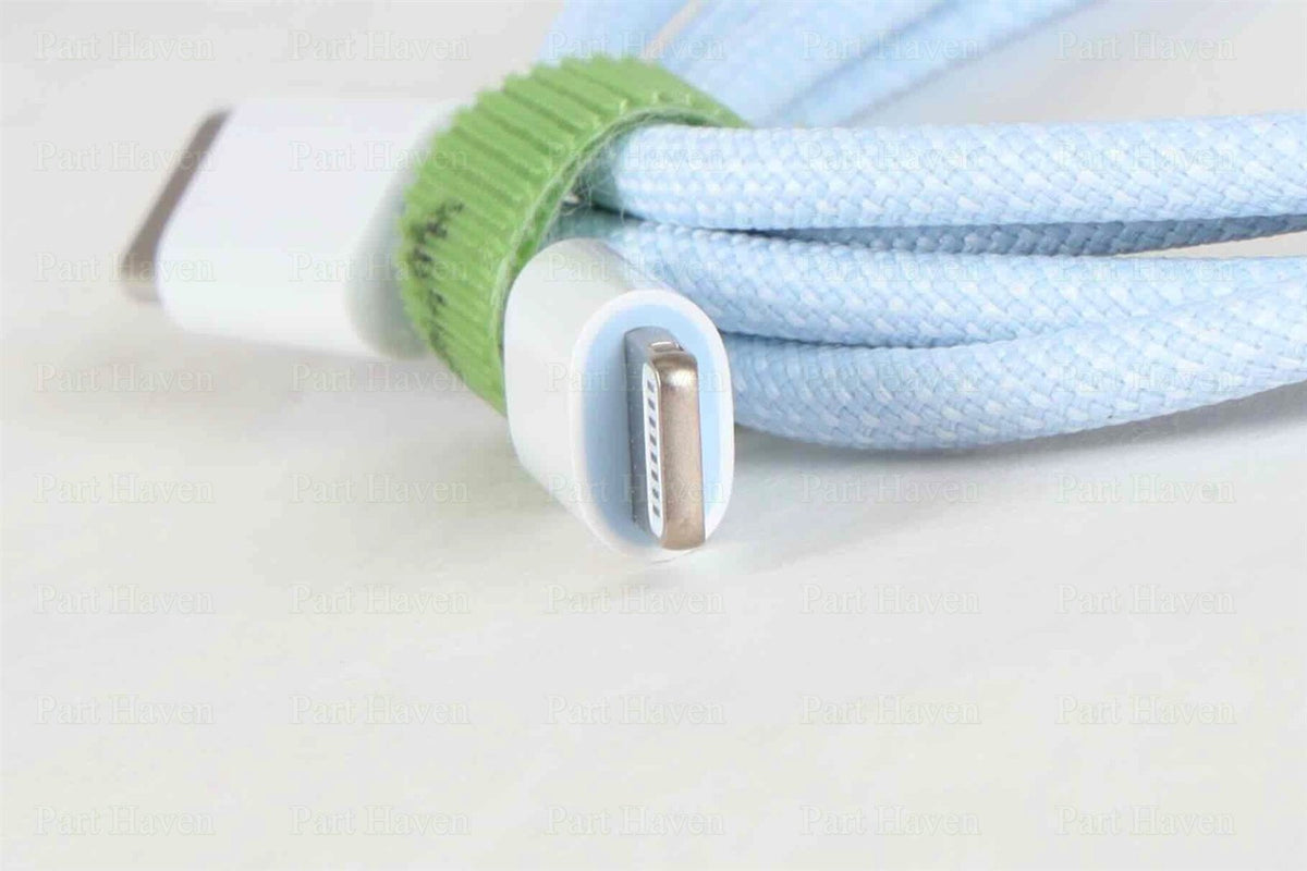 Genuine Apple USB-C to Lightning Braided Cable || Blue || Length 1M