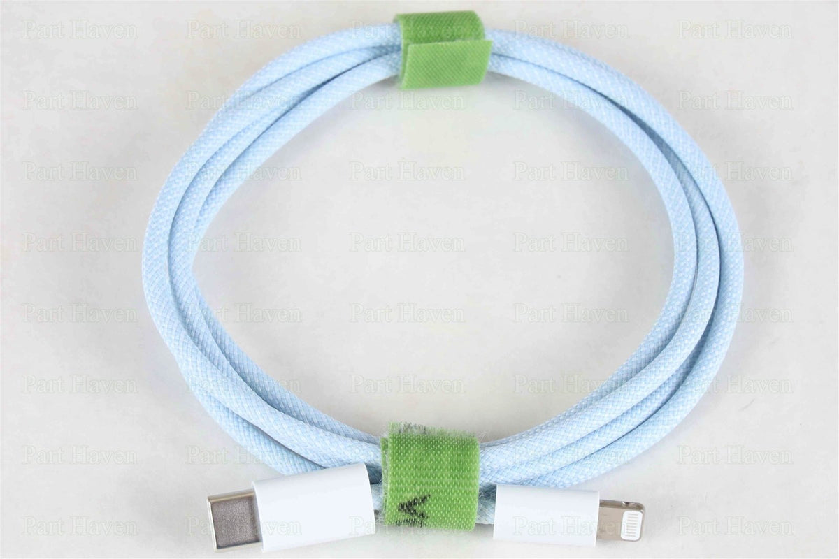 Genuine Apple USB-C to Lightning Braided Cable || Blue || Length 1M