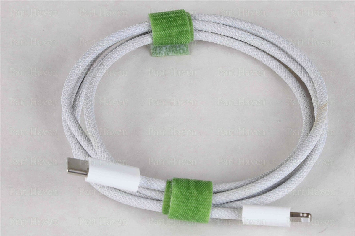 Genuine Apple USB-C to Lightning Braided Cable || Silver || Length 1M