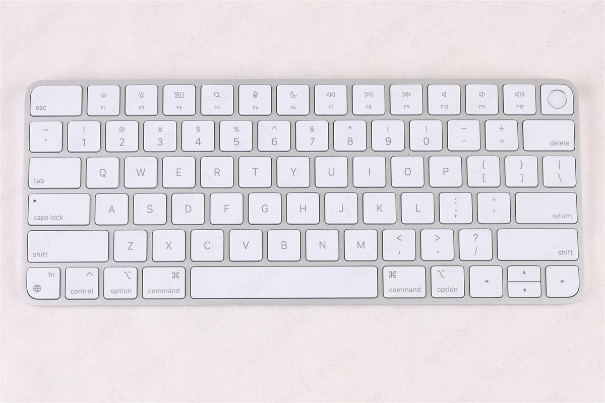 Silver Apple Magic Keyboard W/Touch ID || Compact Layout No 10 Key || A2449