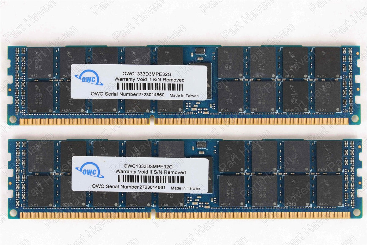 OWC Ram for Apple Mac Pro 6,1 Ram 64GB (2 x 32GB) PC3-10600 DDR3 ECC