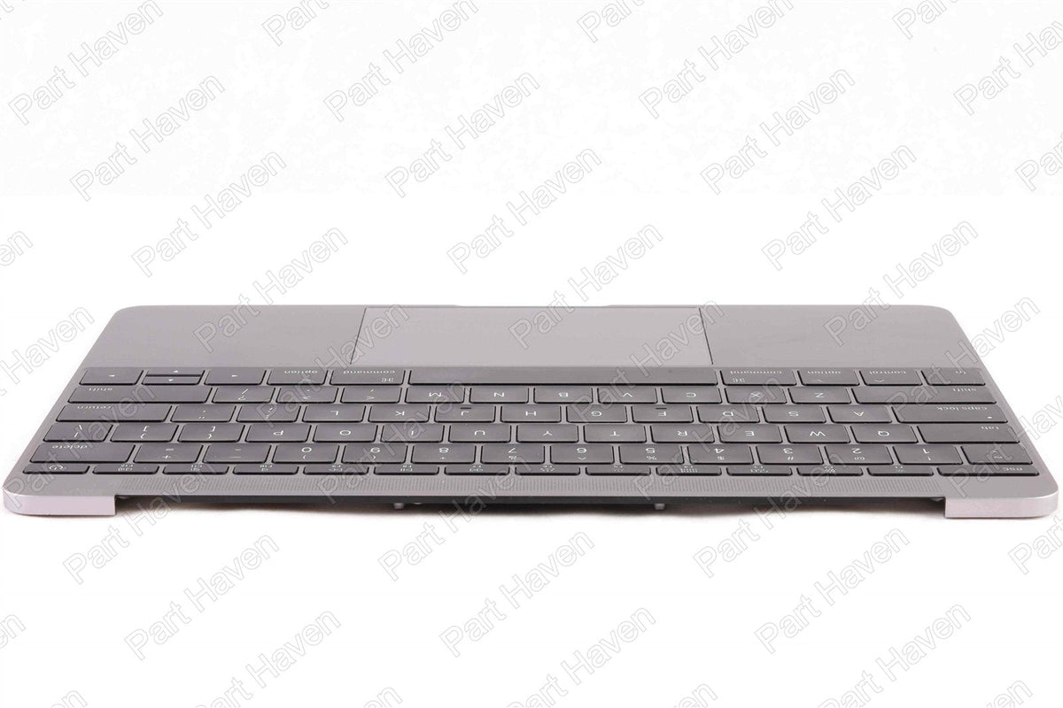 Top Case Keyboard Track Pad || 12&quot; MacBook Mid 2017 A1534 || Space Gray