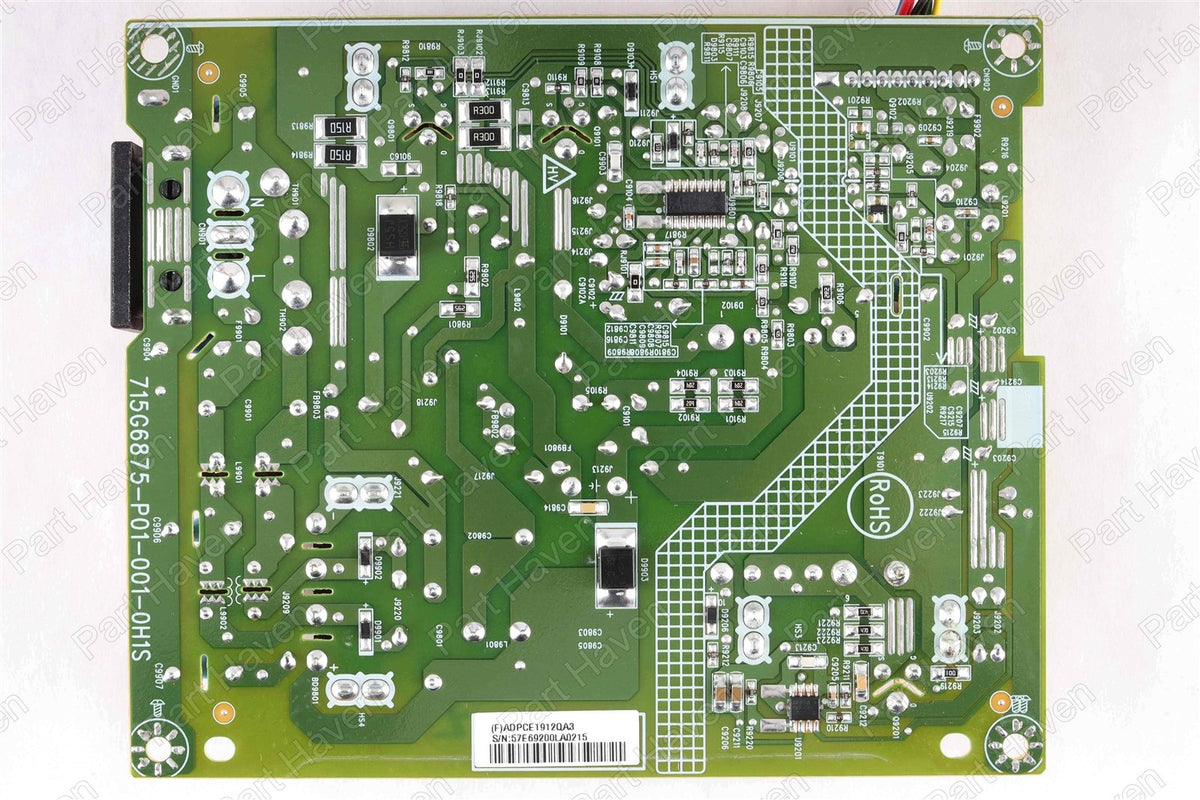 Power Supply || Dell U2515H || P/N 715G6875-P01-001-0H1M || P/N ADPCE1912QA4