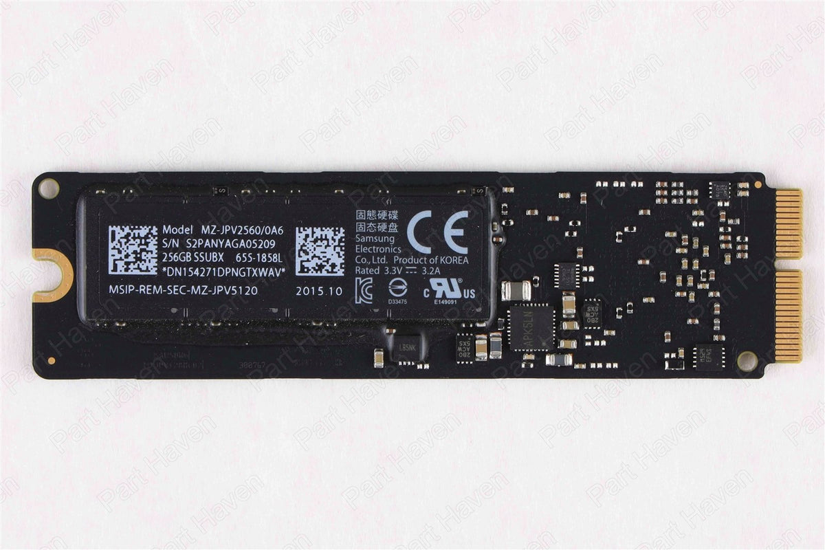 256GB SSD Samsung MZ-JPV2560/0A2 FOR APPLE iMac late 2015 || 655-1858