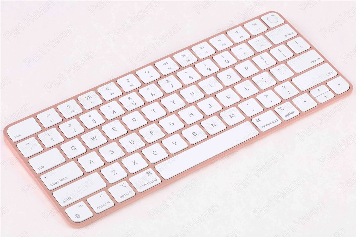 Pink - Apple Magic Keyboard W/Touch ID - Compact Layout No 10 Key - A2449 -New