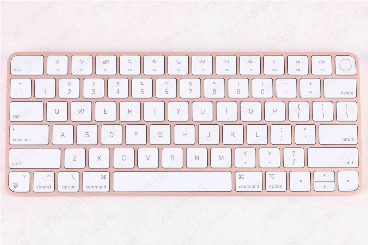 Pink - Apple Magic Keyboard W/Touch ID - Compact Layout No 10 Key - A2449 -New