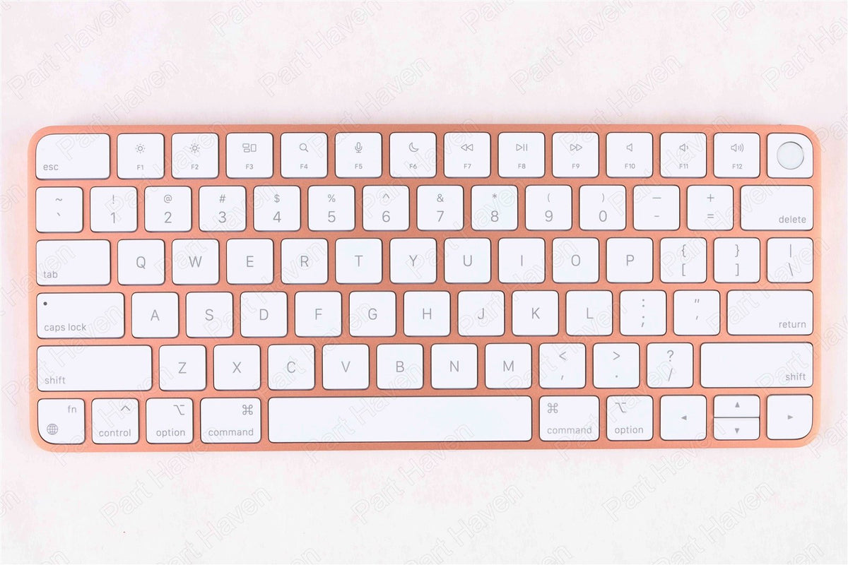 Orange - Apple Magic Keyboard W/Touch ID - Compact Layout No 10 Key - A2449 -New