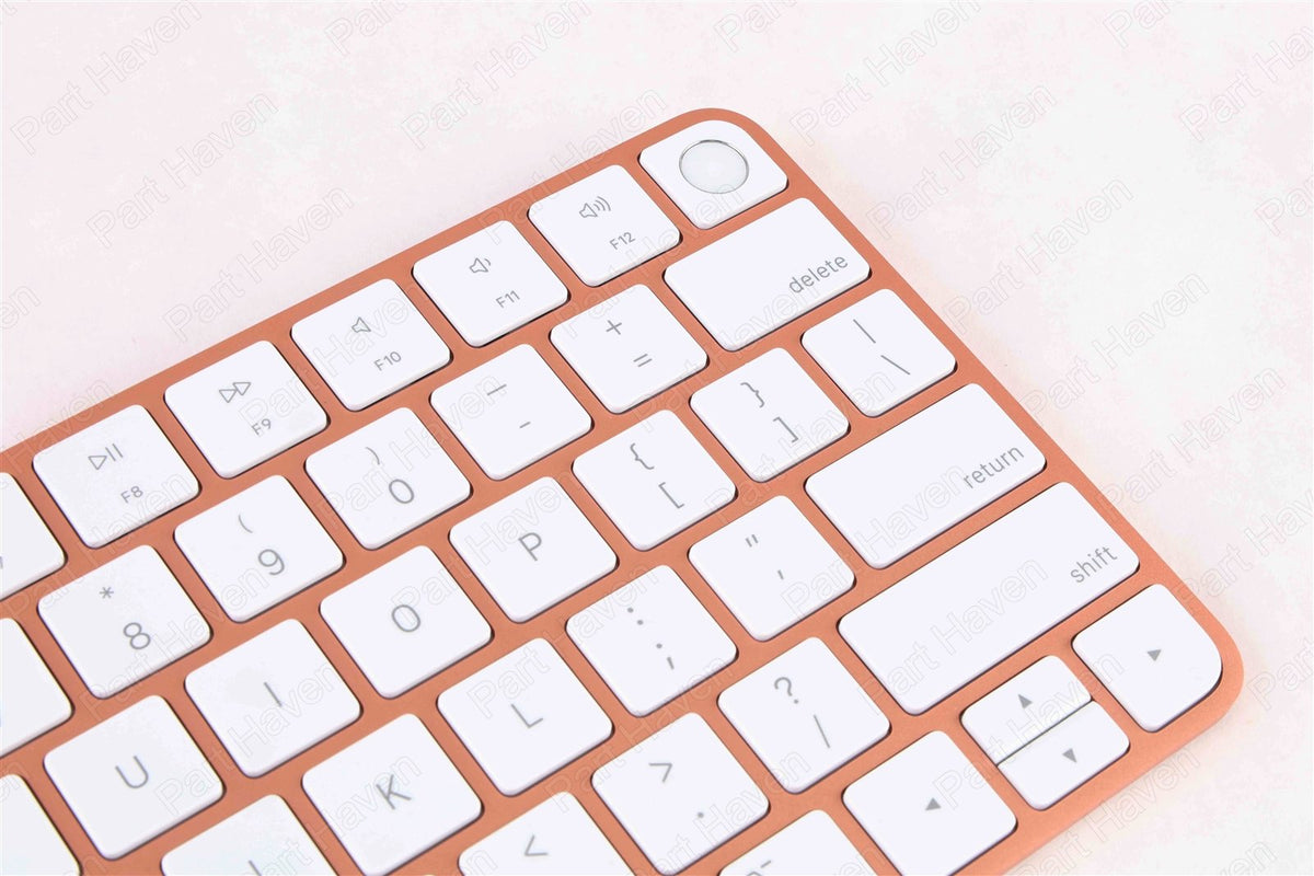 Orange - Apple Magic Keyboard W/Touch ID - Compact Layout No 10 Key - A2449 -New