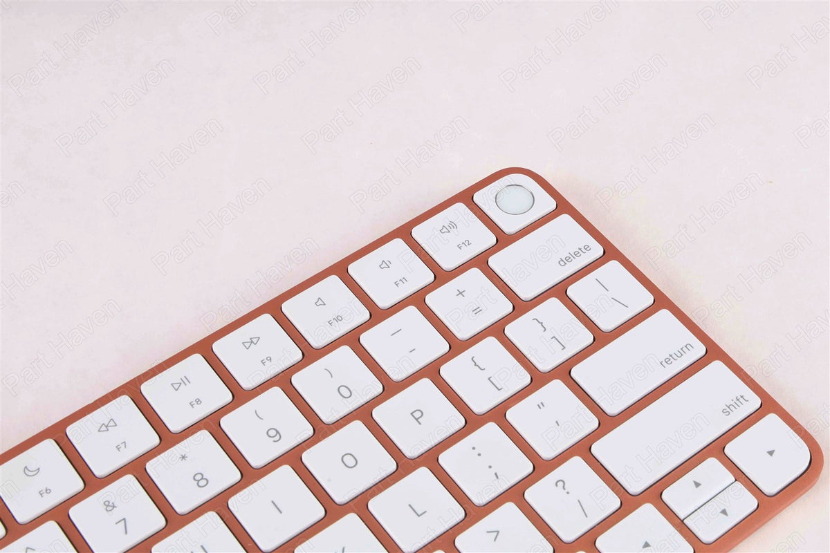 Apple Magic Keyboard 2 W/Touch ID + Magic Mouse Combo in Orange + Lighting Cable