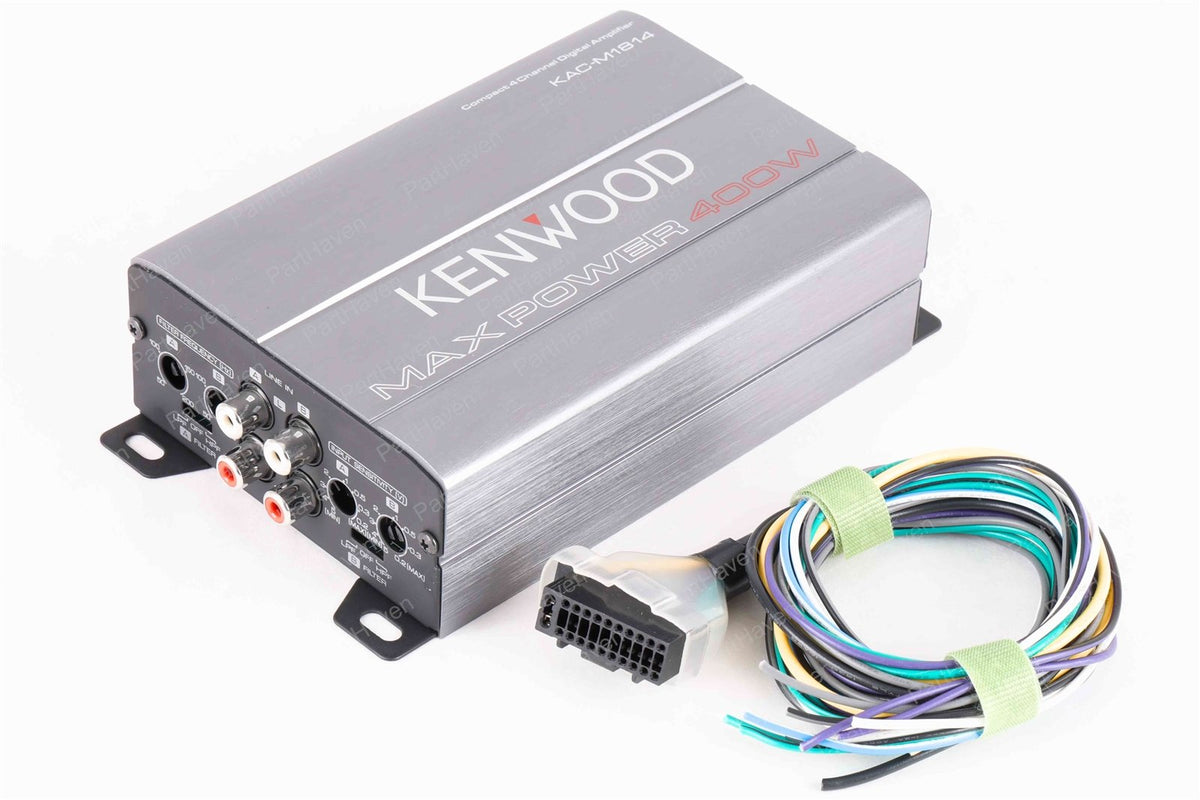 Kenwood KAC-M1814 4-Channel 400W Class D Compact Amplifier Marine Car Boat Amp