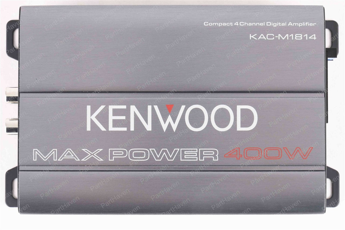 Kenwood KAC-M1814 4-Channel 400W Class D Compact Amplifier Marine Car Boat Amp