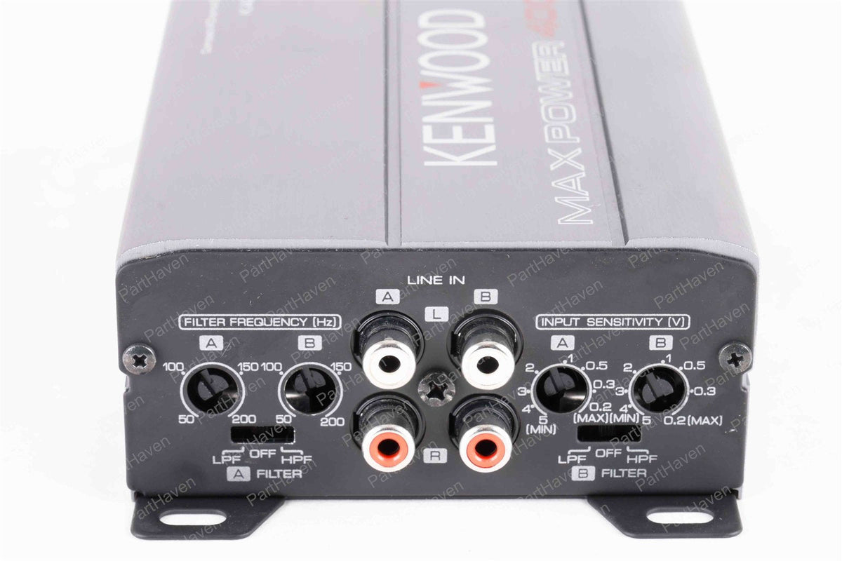 Kenwood KAC-M1814 4-Channel 400W Class D Compact Amplifier Marine Car Boat Amp