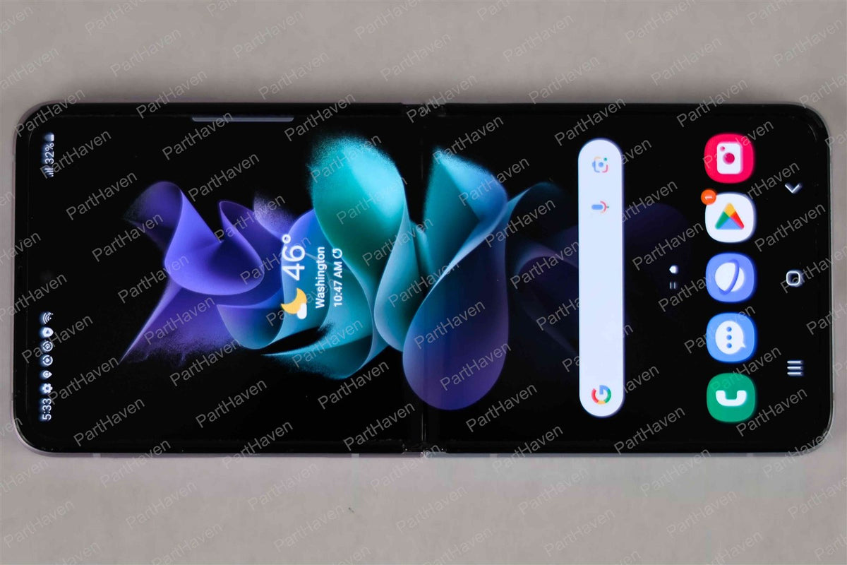 Samsung Galaxy Z Flip3 5G, 128GB Lavender || AT&amp;T || Clean IEM || Unlocked